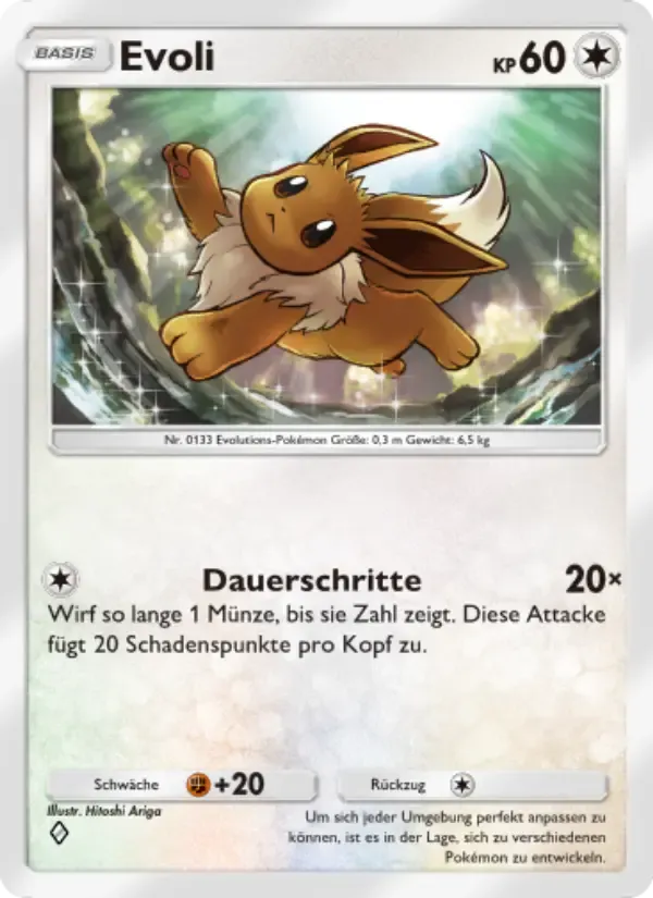 Eevee card in German