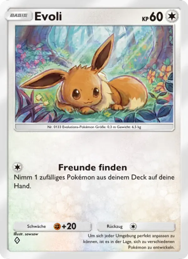 Eevee card in German