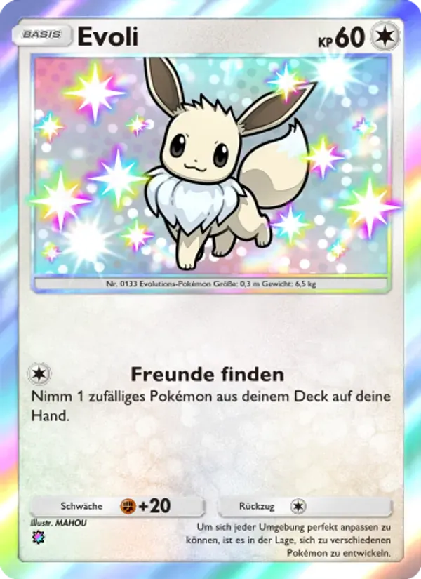 Eevee card in German