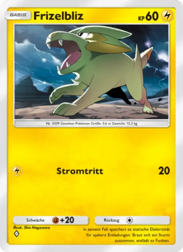 Electrike card in German