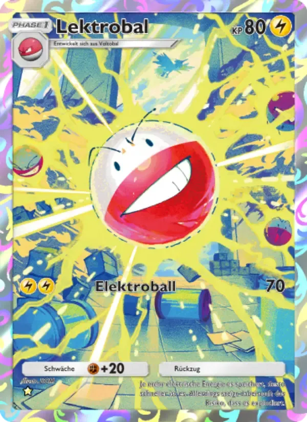 Electrode card in German