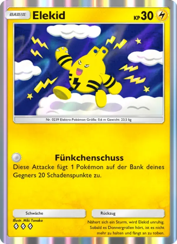 Elekid card in German