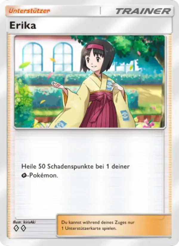Erika card in German