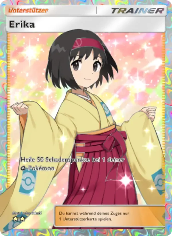Erika card in German