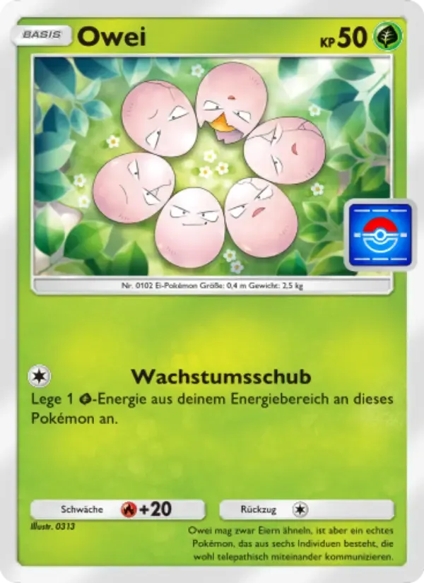 德语版Exeggcute卡牌