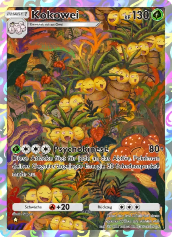 Exeggutor card in German