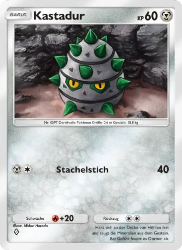 Ferroseed card in German