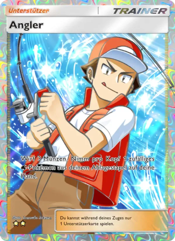 Fisher card in German