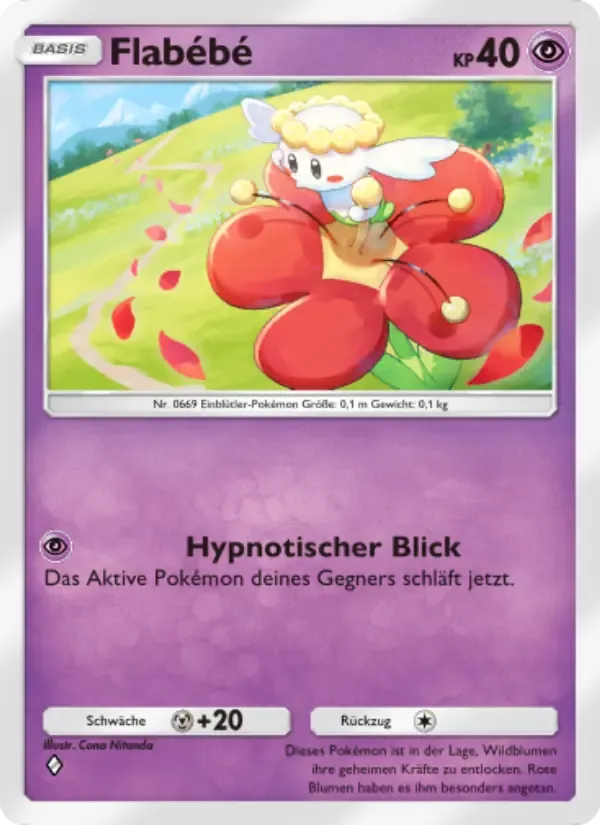 Flabébé card in German