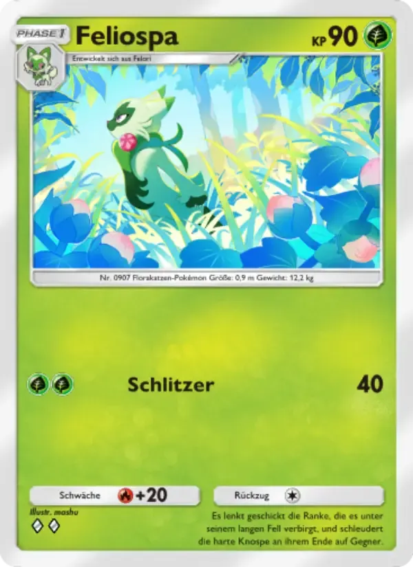 Floragato card in German