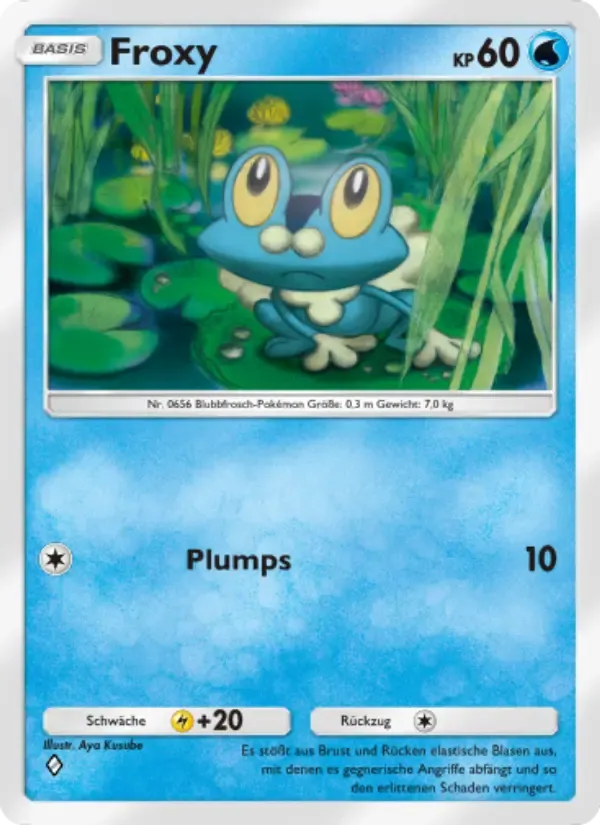 Froakie card in German