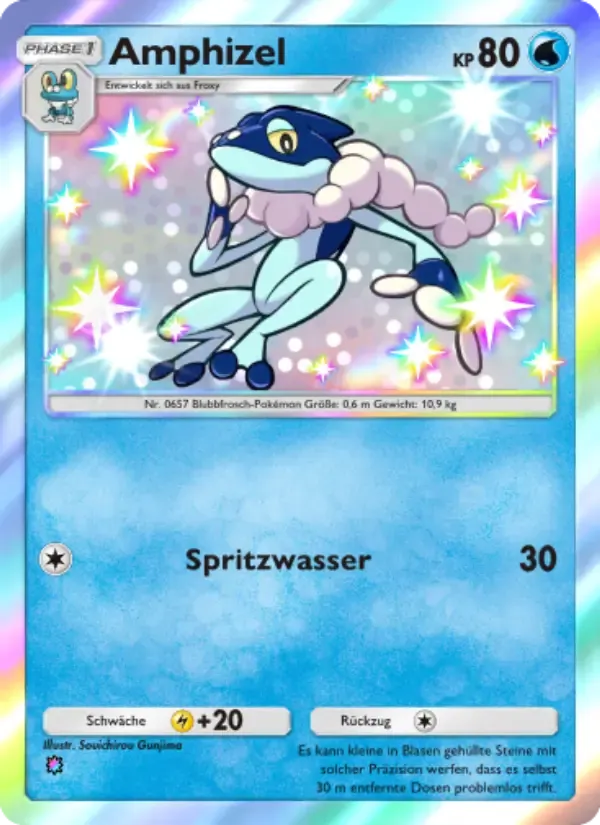Frogadier card in German