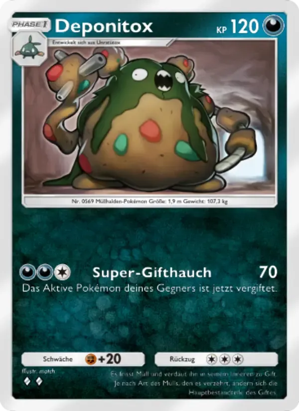 Garbodor card in German
