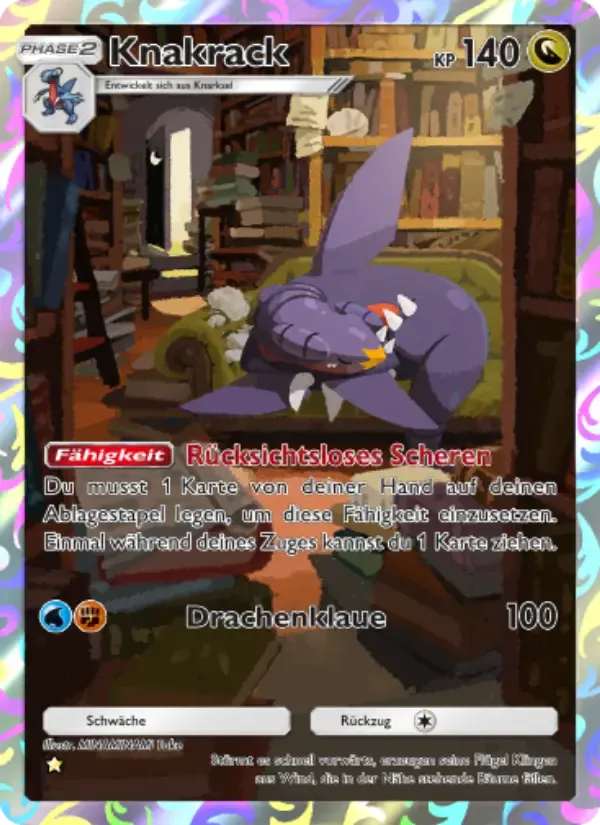 Garchomp-Karte auf Deutsch