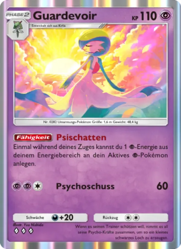 Gardevoir card in German