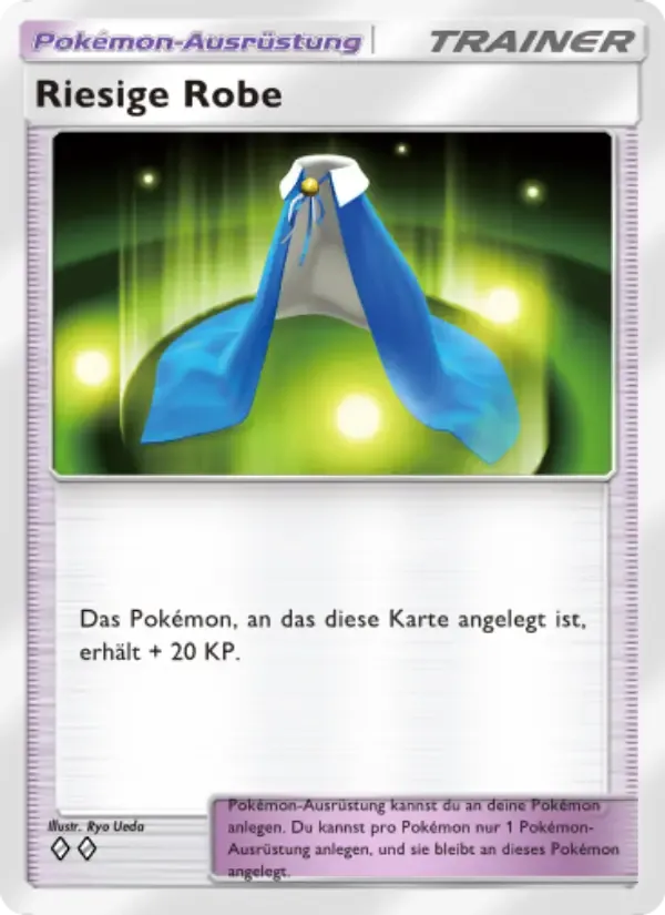 Giant Cape card in German