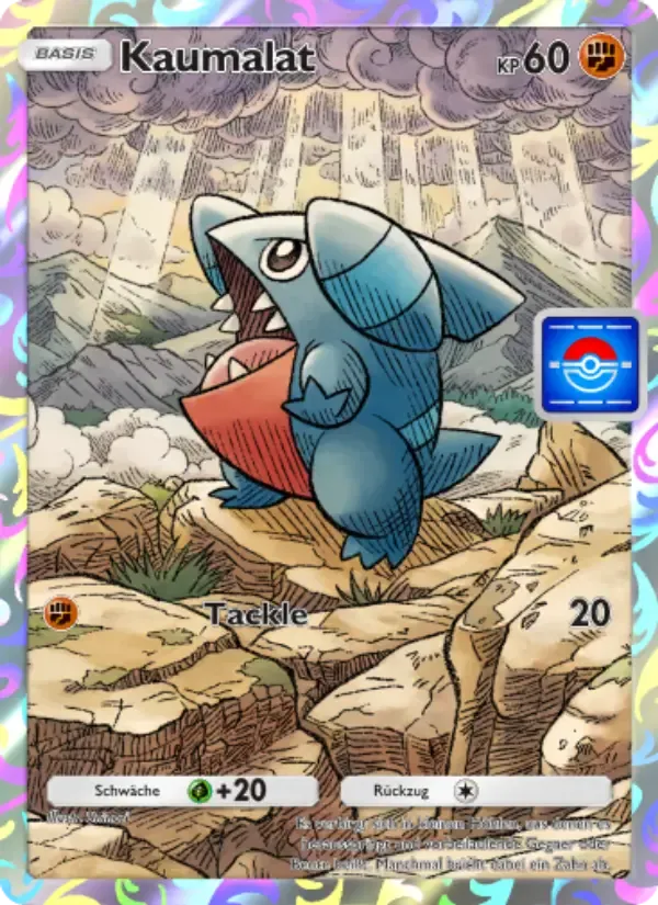 Gible card in German