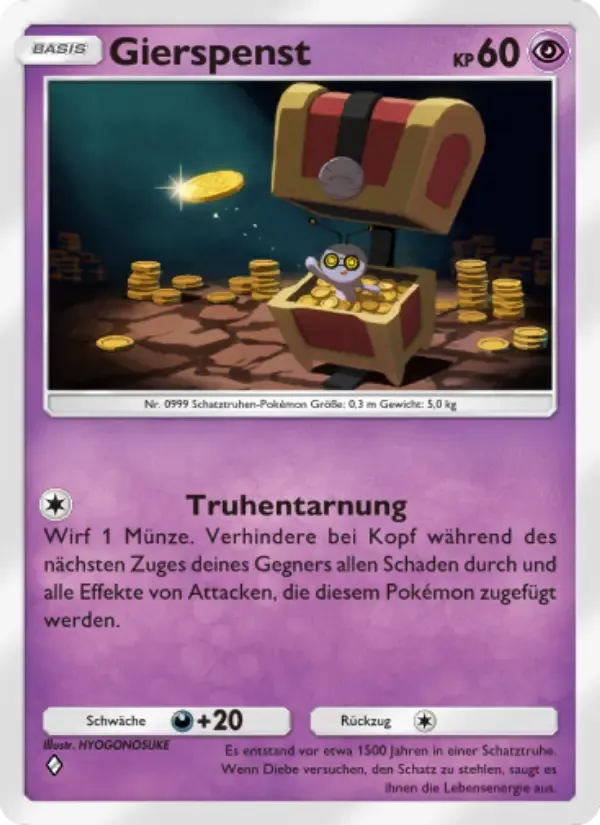 Gimmighoul card in German