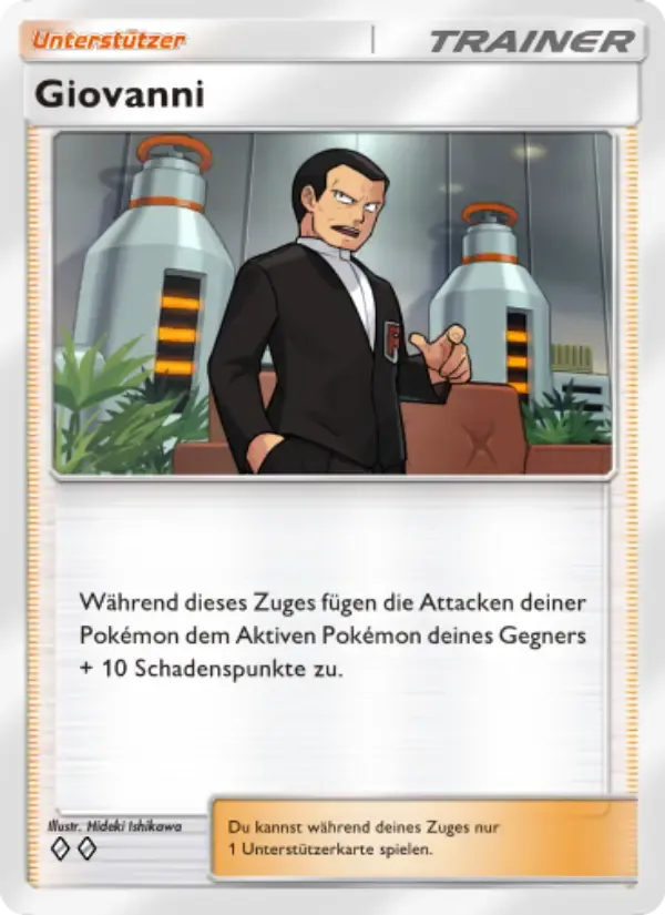 Giovanni card in German