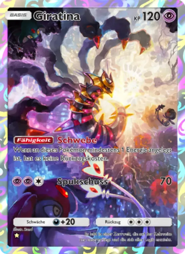Giratina card in German