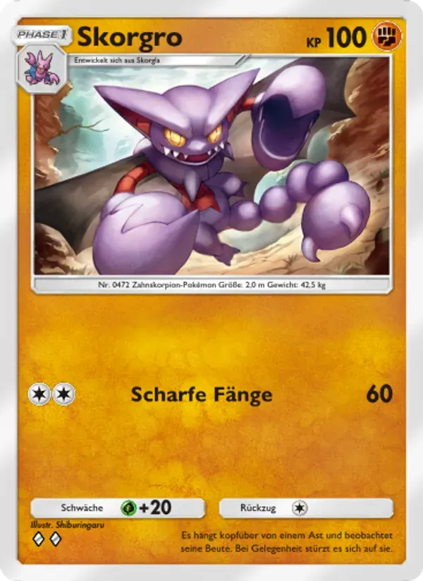 Gliscor card in German