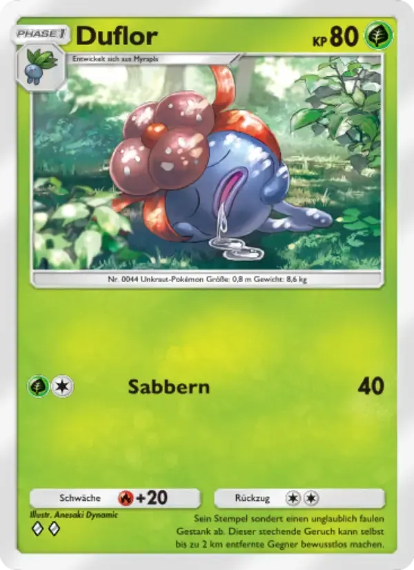 Gloom card in German