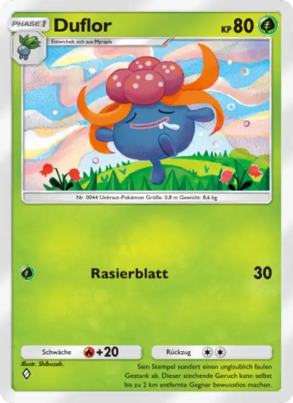 Gloom card in German