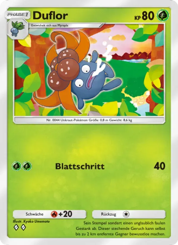 Gloom card in German