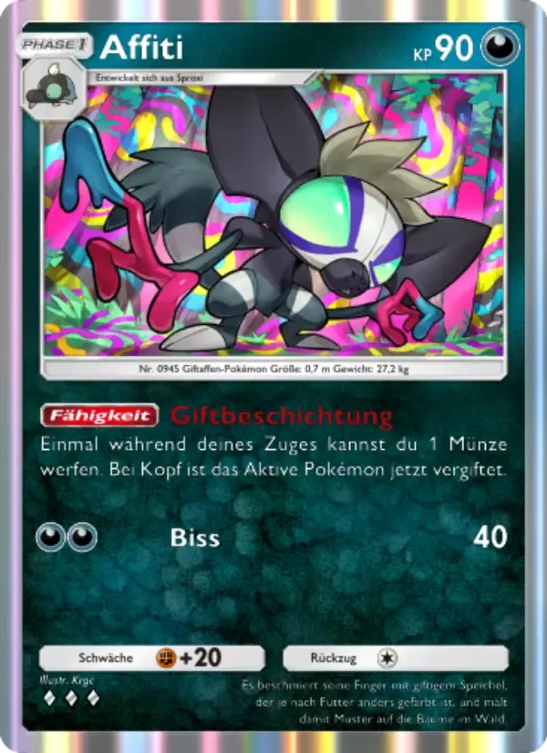 Grafaiai card in German