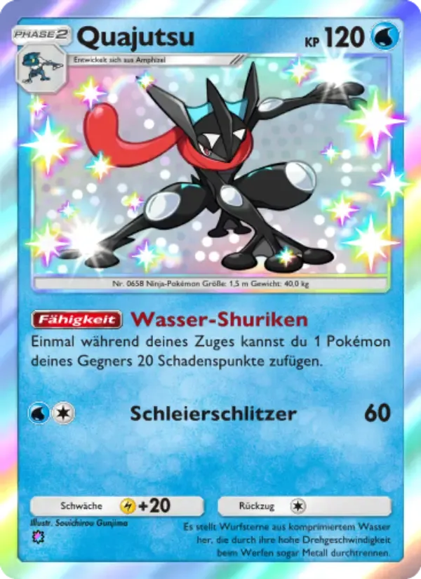 Greninja card in German