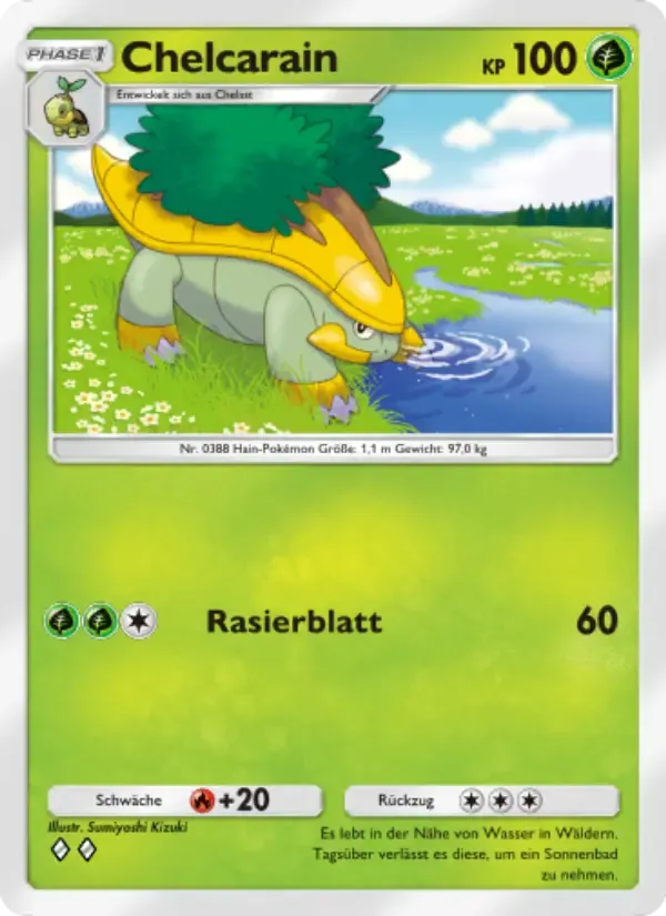 Grotle card in German