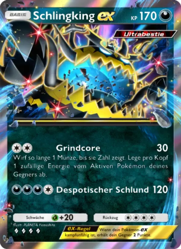 Guzzlord ex card in German