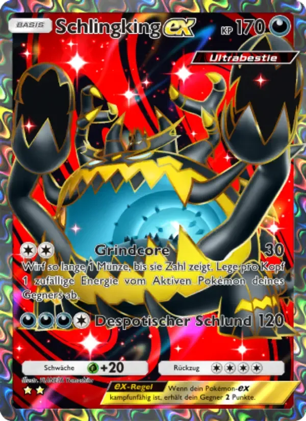 Guzzlord ex card in German