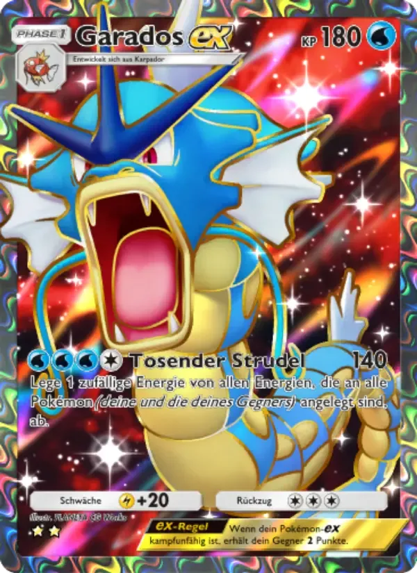 Carta di Gyarados ex in Tedesco