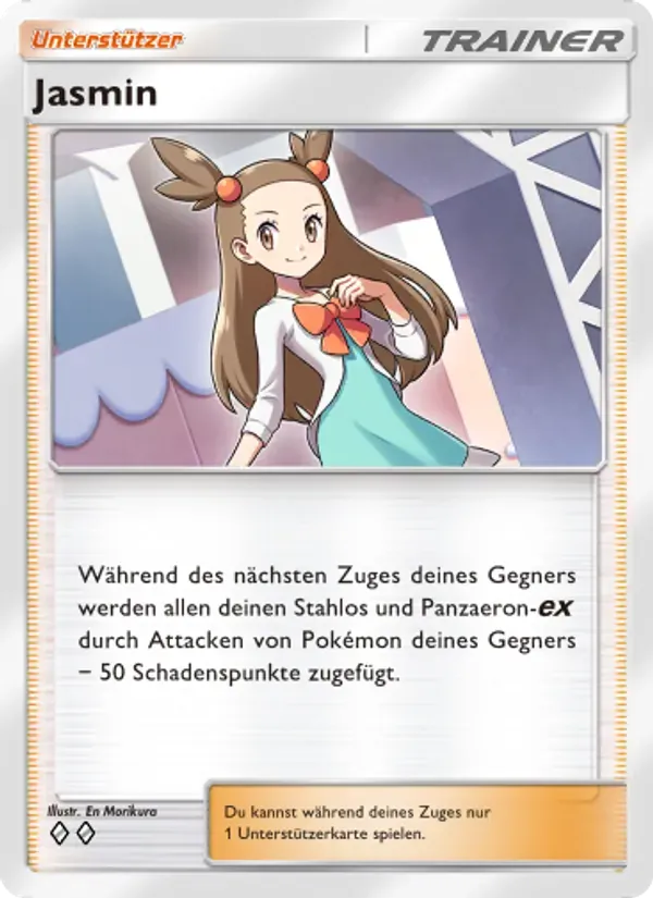 Jasmine card in German