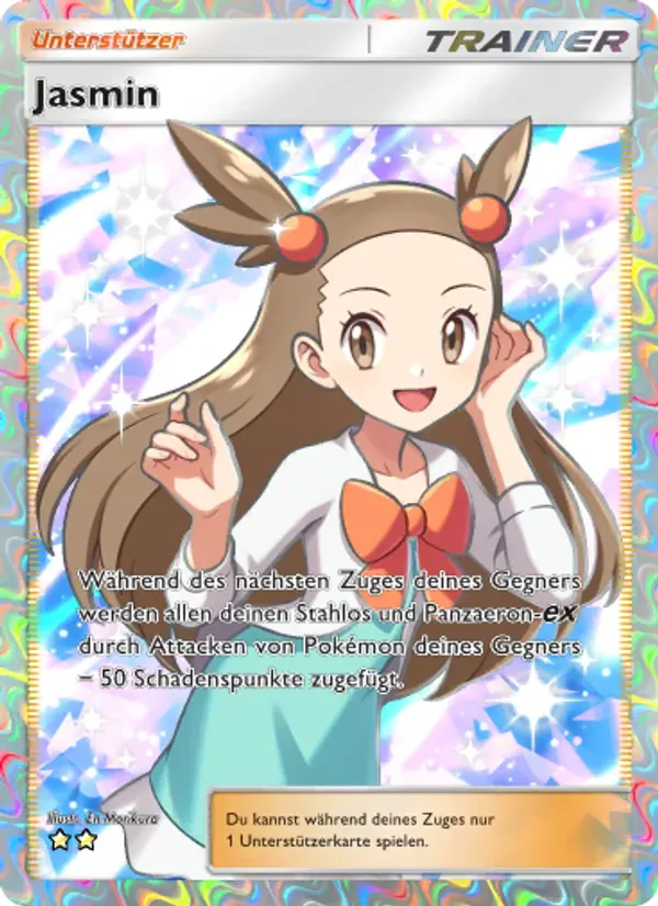Jasmine card in German