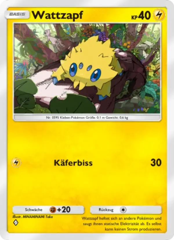 Joltik card in German
