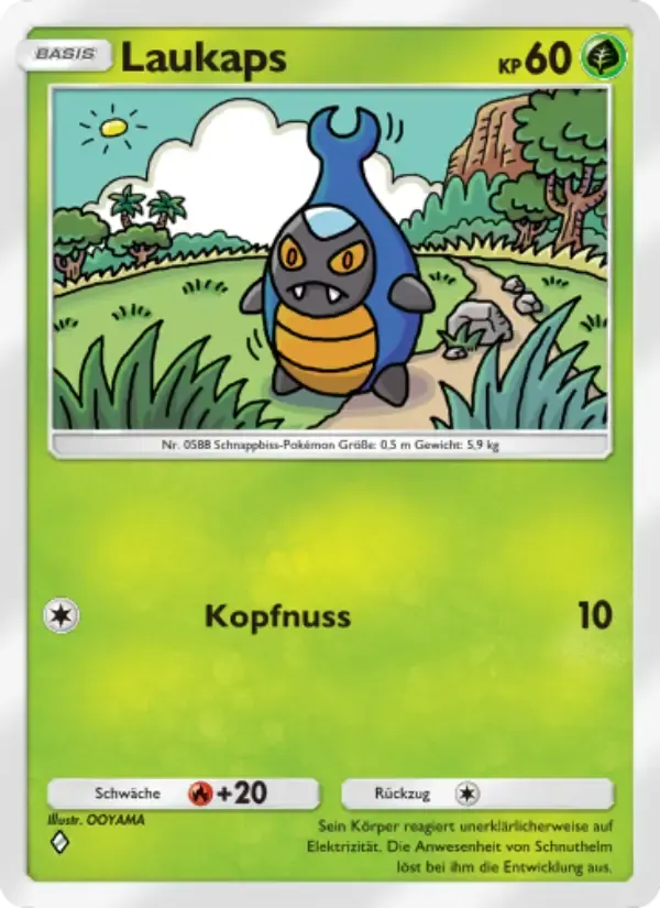 Karrablast card in German