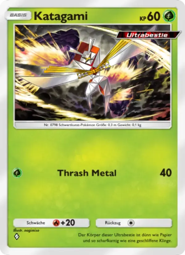 Kartana card in German