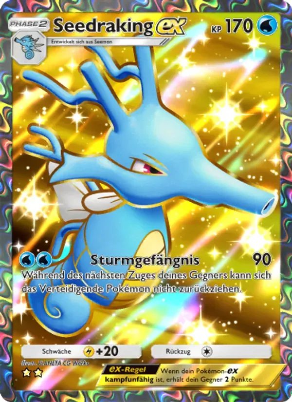 Kingdra ex card in German