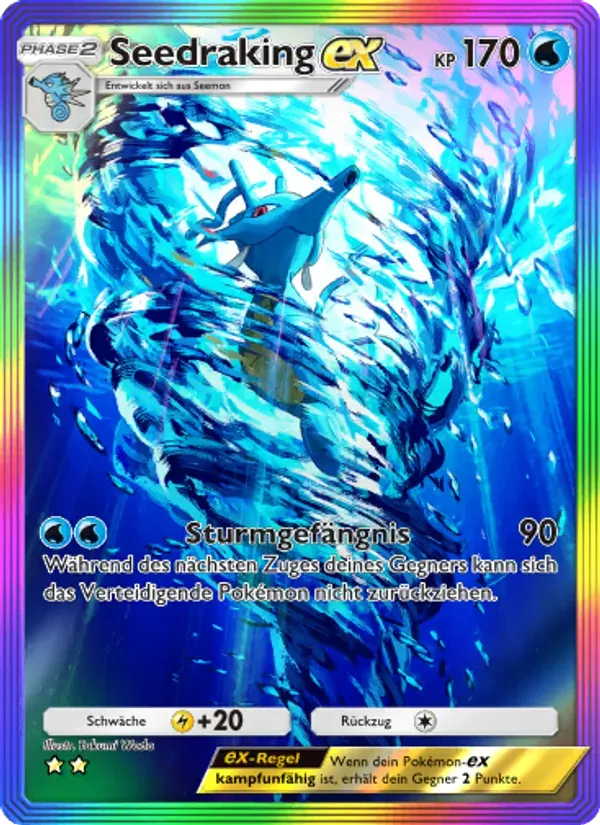 Kingdra ex card in German