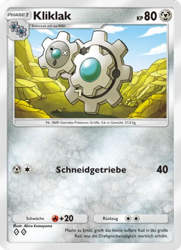 Klang card in German