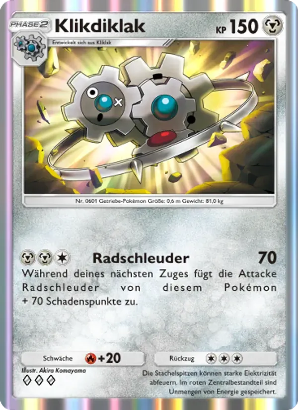Klinklang card in German