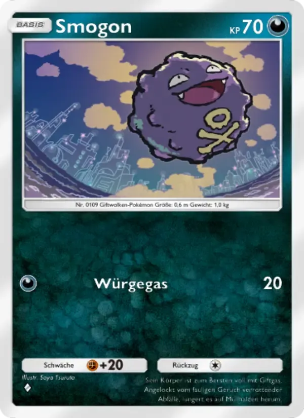 Koffing card in German