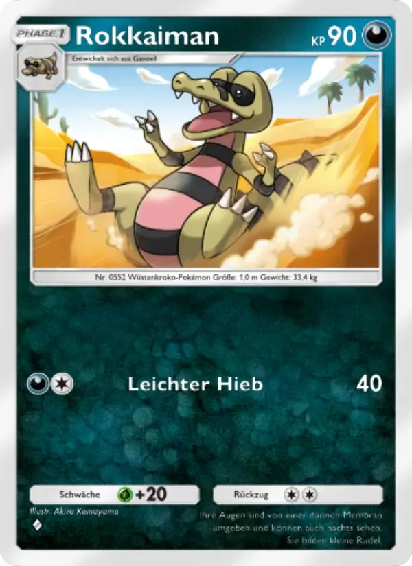 Krokorok card in German