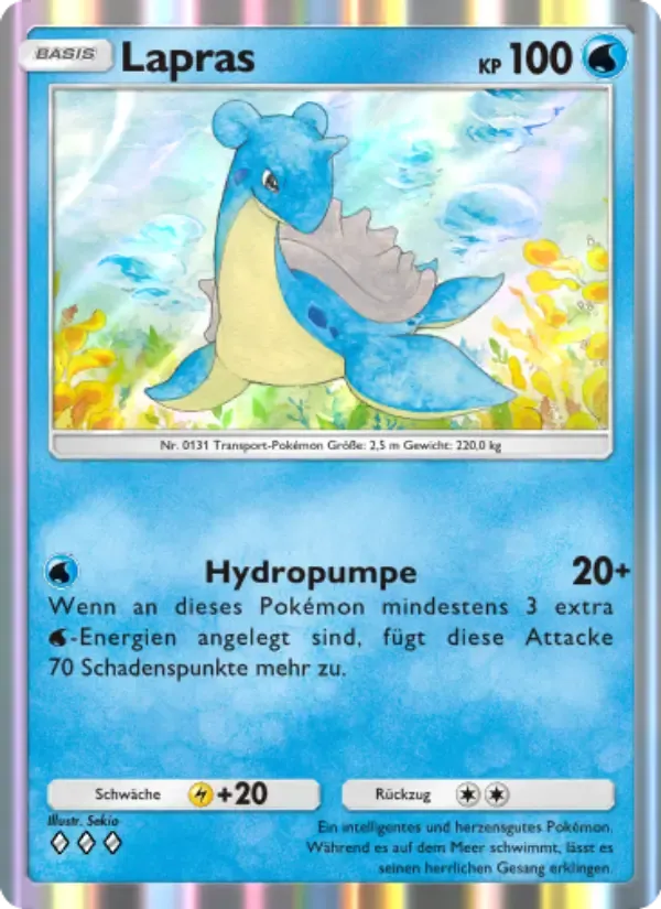 Lapras card in German