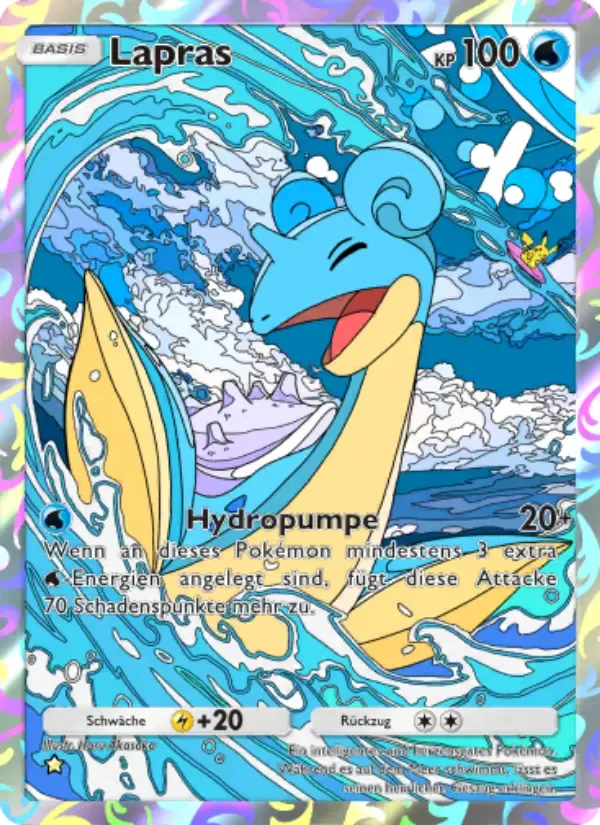 Lapras card in German