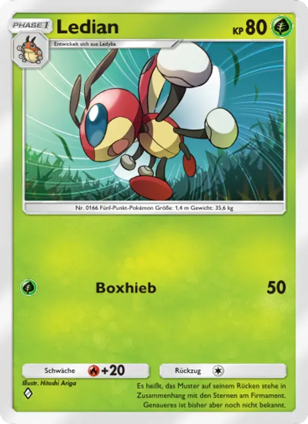 Ledian card in German
