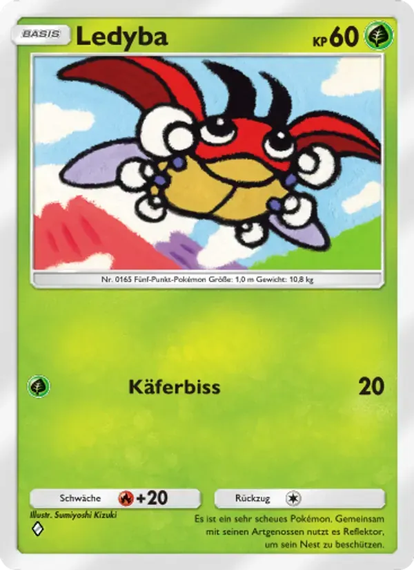 Ledyba card in German