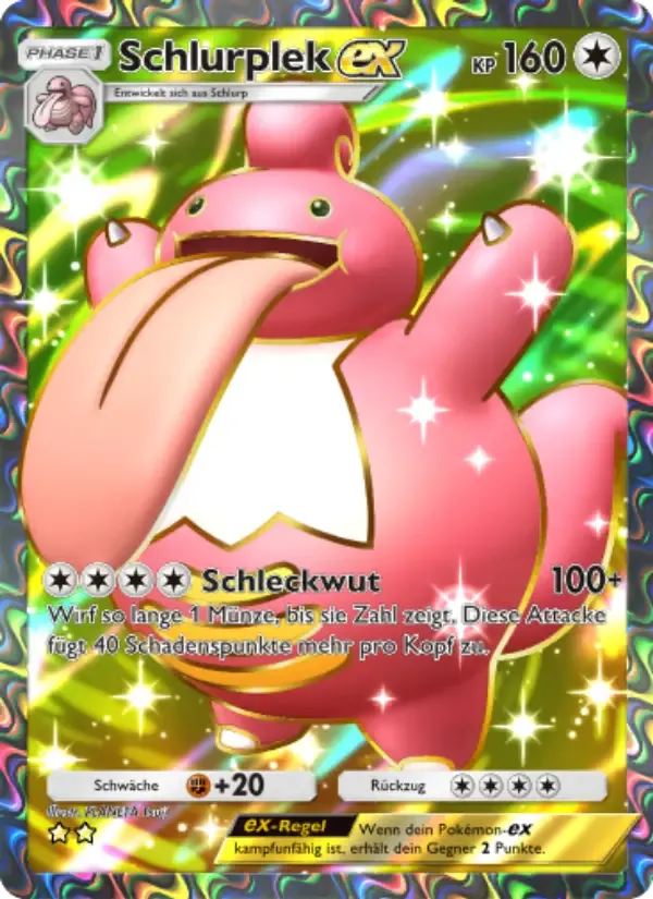 Lickilicky ex card in German